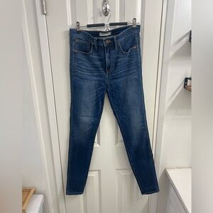 Madewell 10” high rise skinny jeans - 28T